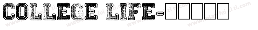 college life字体转换